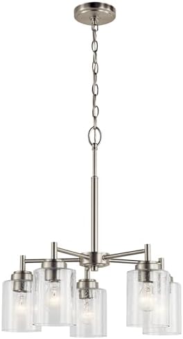 Kichler Winslow 5-Light Chandelier, Brushed Nickel