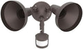 HALO 180° Motion Sensor Security Flood Light, Bronze