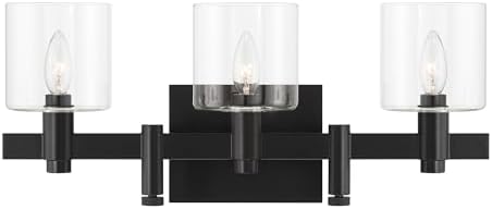 Eurofase Decato 3-Light Bathroom Vanity Light, Black