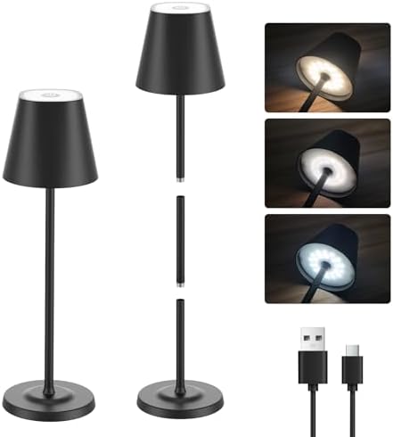 GOODEA LED Adjustable Table Lamp, 5500mAh Rechargeable