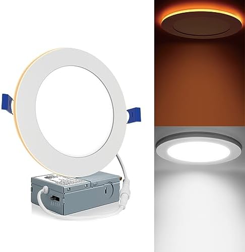 Meconard 1 Pack 6 Inch 5CCT LED Recessed Light