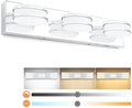 GOODATE Chrome 3-Light LED Vanity Light