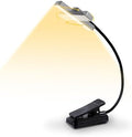 VAVOFO 24 LED Rechargeable Clip-on Book Light, Black