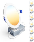 Ensenior 6 Pack 6 Inch LED Recessed Light