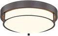 12 Inch Oil Rubbed Bronze Flush Mount Ceiling Light