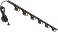 Plug-In 6-Light LED Track Lighting Kit, Black