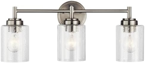 Kichler Winslow 3-Light Bathroom Vanity Light, Brushed Nickel