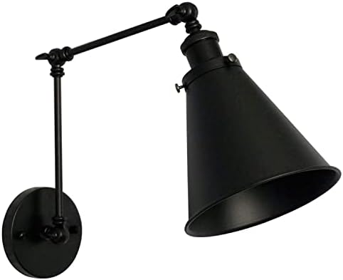 Industrial Black Wall Sconce Set of 2