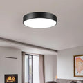 13" Matte Black Flush Mount Ceiling Light