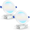 Sunco 2 Pack 6 Inch Canless LED Recessed Light