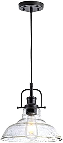 Zlepmlla Black Glass Pendant Light