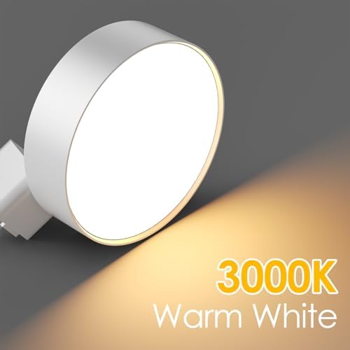Diffuse J Type Track Lighting Heads, 12W, 6 Pack