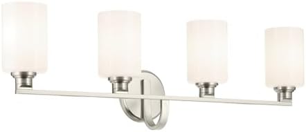 Kichler Gioe 4-Light Brushed Nickel Bathroom Vanity Light