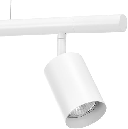 Globe Electric 55" 6-Light Track Lighting, Matte White