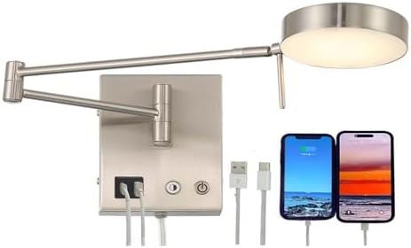 Swing Arm LED Reading Wall Light