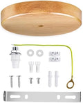 Arturesthome 7" Wood Ceiling Canopy Light Kit