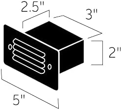 Kichler 15782BKT27R LED Deck Step Light