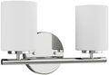 Progress Lighting Replay 2-Light Bath Vanity Light, Polished Nickel