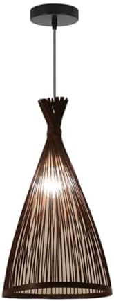 Modern Industrial Rattan E27 Pendant Light