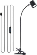 USB Clip-on Desk Lamp, Book Light for Reading