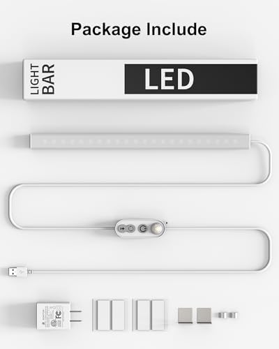 ASOKO Motion Sensor LED Under Counter Light, 14.5in 3 Color