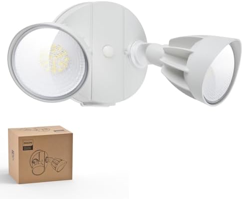 Philips 44W 3500LM 2-Head LED Security Flood Light