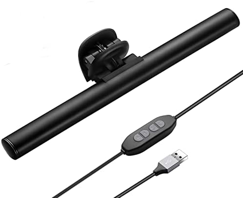 LED Laptop Monitor Lamp, 3 Colors, 10 Brightness Levels