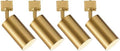 VANoopee H Type GU10 Track Lighting Heads, 4-Pack