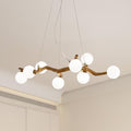 8-Light Mid Century Modern Chandelier