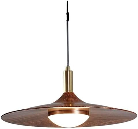 Gold Farmhouse LED Pendant Light, Warm Light