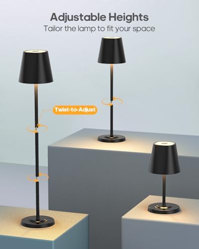 GOODEA LED Adjustable Table Lamp, 5500mAh Rechargeable