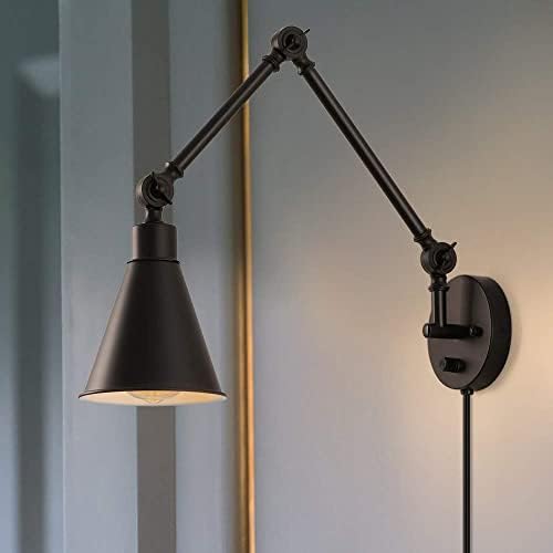 CADUKE Swing Arm Wall Sconces, Set of 2
