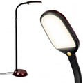Brightech Litespan LED Floor Reading Lamp, Havana Brown