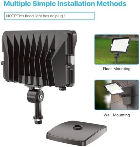 HYPERLITE 50W 2-Pack 5000K LED Flood Light