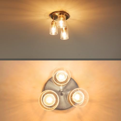 hykolity Semi Flush Mount Ceiling Light Fixture