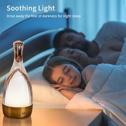Table Lamp for Bedroom,Small Desk Lamp Dimmable 4