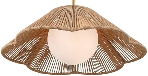 Mylinh 22 1/4" Natural Rope Pendant Light Fixture