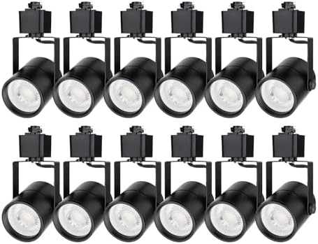 mirrea GU10 LED Track Lighting Heads, 12 Pack