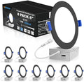 VOLISUN 8 Pack 6 inch Recessed Lighting, 5CCT, 13W Eqv 120W, 1080LM