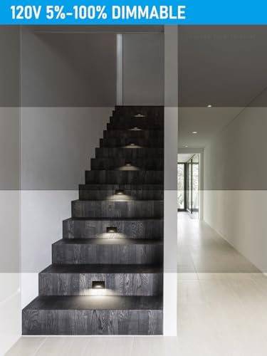 LEONLITE 3-Pack 120V LED Step Lights