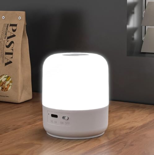 Portable Baby Night Light, 3-Color Rechargeable LED Lamp
