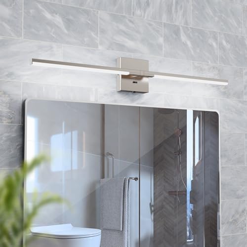 32-Inch Brushed Nickel LED Bathroom Vanity Light