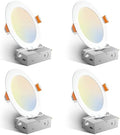 Amico 4 Pack 6 Inch Ultra-Thin LED Recessed Ceiling Light