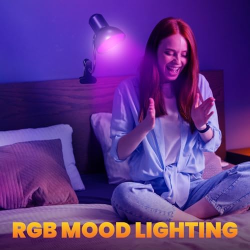 Rechargeable RGB Clip-On Reading Lamp with Clamp