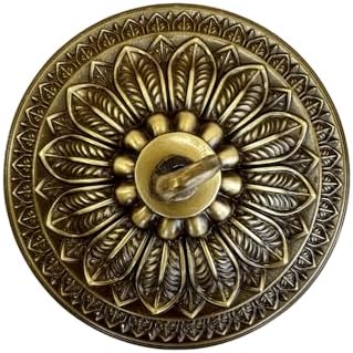 5.9 Inches Brass Ceiling Light Canopy Plate