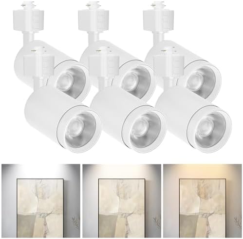 10W H Type LED Track Lighting Heads, 6-Pack