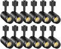 12 Pack Zoomable J Type Track Lighting Heads, 12W