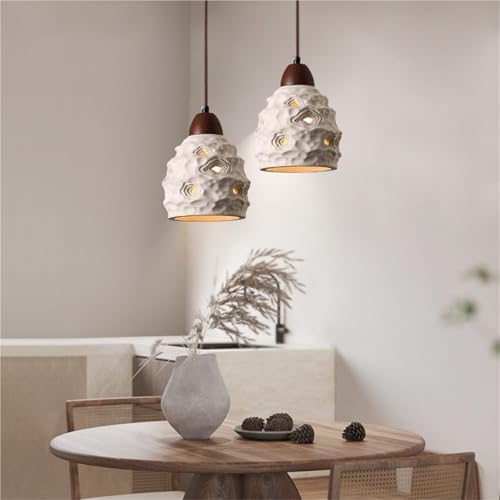 Small Concrete Industrial Pendant Light