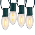 Minetom 50-Foot C9 Christmas Lights — Warm White - Field & Lumen Lighting