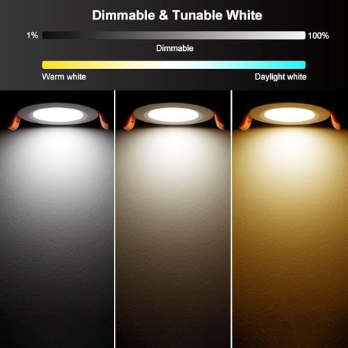 Smart 3 Inch WiFi LED Downlight, RGB & CCT, 10 Pack